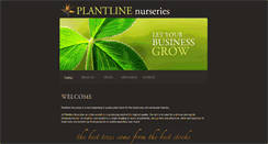 Desktop Screenshot of plantlinenurseries.com.au