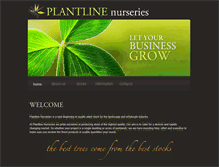 Tablet Screenshot of plantlinenurseries.com.au